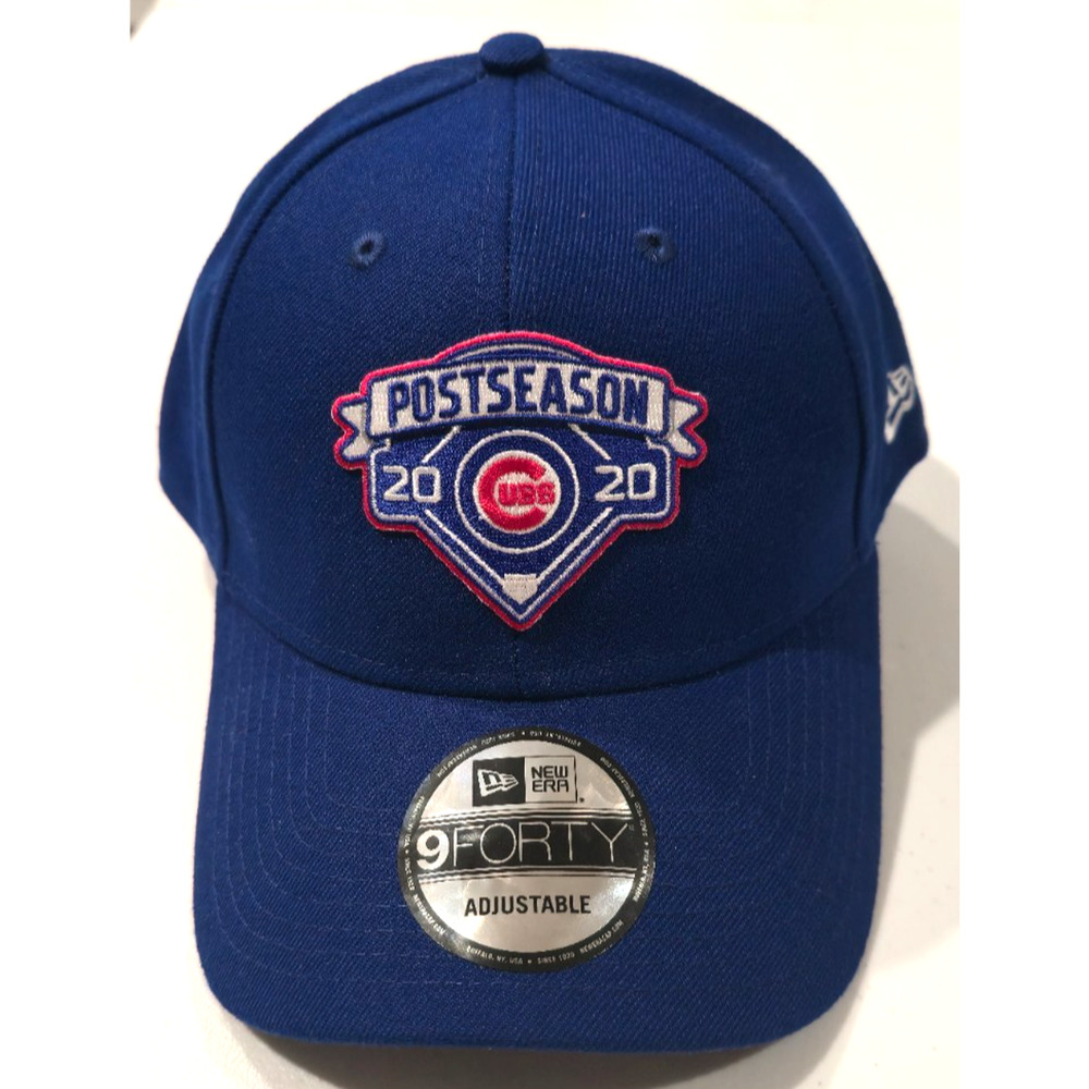 Chicago Cubs 2020 Postseason Hat New Era 9FORTY Adjustable MLB NWT